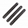 Rugged Ridge Exterior Door Handle Cover - Black Aluminum Powder Coated - 1331148