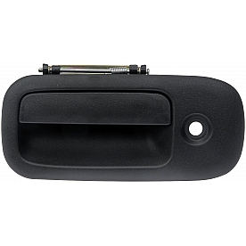 Dorman (OE Solutions) Exterior Door Handle - Black Plastic Single - 7605606