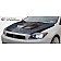 Extreme Dimensions Hood - Gloss Carbon Fiber Black - 104183