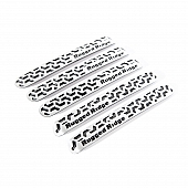 Rugged Ridge Exterior Door Handle Cover - Silver Aluminum Brushed - 1331153