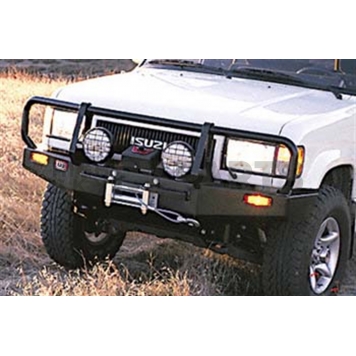 ARB Bumper Steel Powder Coated Deluxe Bar Black 1-Piece - 3444050