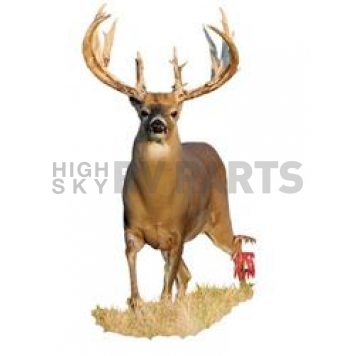 MOSSY OAK Body Graphics - Wide Rack Whitetail Buck Cutout True Color - 22004C