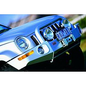 ARB Bumper Steel Powder Coated Deluxe Bar Black 1-Piece - 3444070