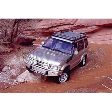 ARB Bumper Steel Powder Coated Deluxe Bar Black 1-Piece - 3444070-1