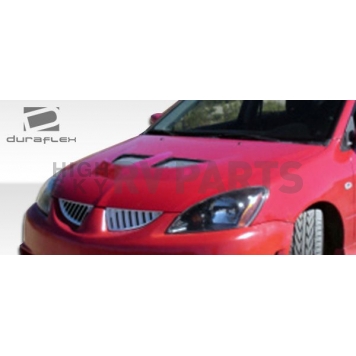 Extreme Dimensions Hood - Primered Fiberglass Black - 104189-1