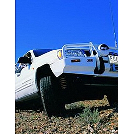 ARB Bumper Steel Powder Coated Deluxe Bar Black 1-Piece - 3450100