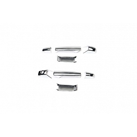 Putco Exterior Door Handle Cover - Silver ABS Plastic Chrome Plated - 400036