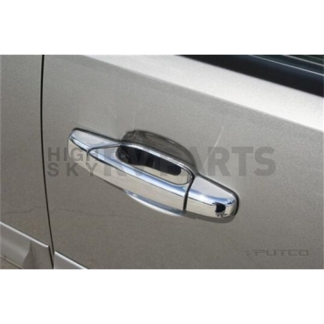 Putco Exterior Door Handle Cover - Silver ABS Plastic Chrome Plated - 400036-1