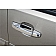 Putco Exterior Door Handle Cover - Silver ABS Plastic Chrome Plated - 400036