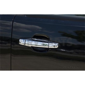 Putco Exterior Door Handle Cover - Silver ABS Plastic Chrome Plated - 400036-2