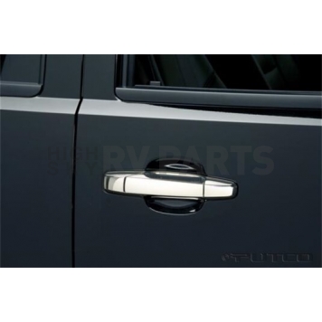 Putco Exterior Door Handle Cover - Silver ABS Plastic Chrome Plated - 400036-4
