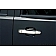 Putco Exterior Door Handle Cover - Silver ABS Plastic Chrome Plated - 400036