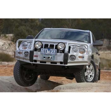 ARB Bumper Steel Powder Coated Deluxe Bar Black 1-Piece - 3450130-1