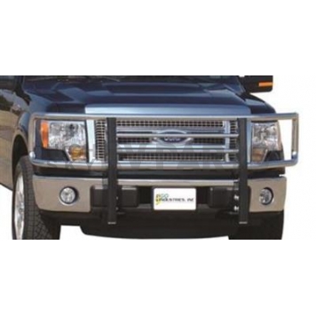 Go Industries Grille Guard Step Plate Diamond Plated Black Steel- 72639
