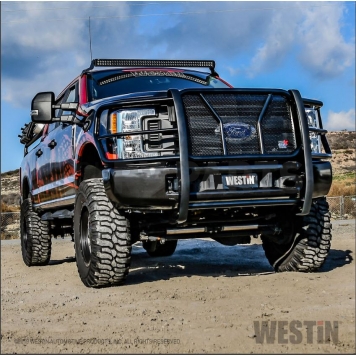 Westin Automotive Grille Guard 2 Inch Black Powder Coated Steel - 5793985-1