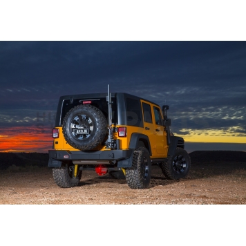 ARB Bumper Steel Satin Black One Piece Design JK Wrangler - 5650370-1