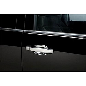 Putco Exterior Door Handle Cover - Silver ABS Plastic Chrome Plated - 400441