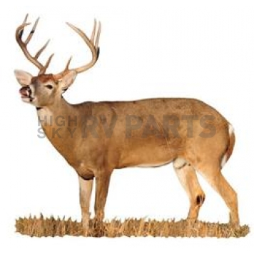 MOSSY OAK Body Graphics - Whitetail Buck Lip Curling Cutout True Color - 22044C