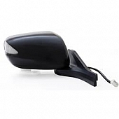 K-Source Exterior Mirror Electric OEM Black Single - 63597H