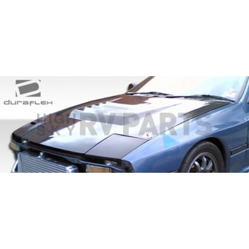 Extreme Dimensions Hood - Primered Fiberglass Black - 104229