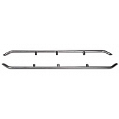 Warrior Products Nerf Bar 1-1/2 Inch Polished Steel - 54001