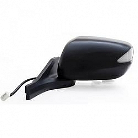 K-Source Exterior Mirror Electric OEM Black Single - 63598H