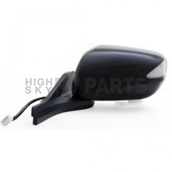 K-Source Exterior Mirror Electric OEM Black Single - 63598H