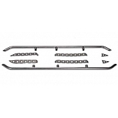 Warrior Products Nerf Bar 1-1/2 Inch Polished Steel - 54006
