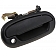 Help! By Dorman Exterior Door Handle - Plastic Black Single - 77137