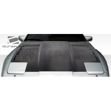 Extreme Dimensions Hood - Primered Fiberglass Black - 104400-5