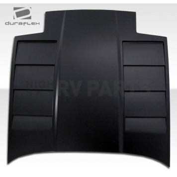 Extreme Dimensions Hood - Primered Fiberglass Black - 104400-6