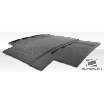 Extreme Dimensions Hood - Primered Fiberglass Black - 104400-7