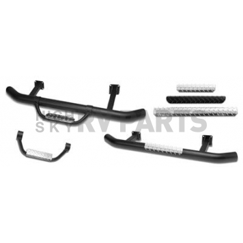 Warrior Products Nerf Bar 3 Inch Black Powder Coated Steel - 55875