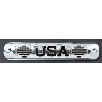 All Sales Center High Mount Stop Light Cover - Silver Polished USA Aluminum - 94409P