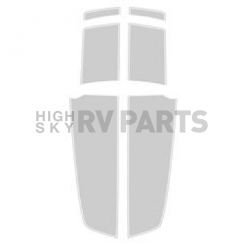 Trimbrite Body Graphics - Silver - Rally Stripe - 2010058