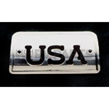 All Sales Center High Mount Stop Light Cover - Silver Polished USA Aluminum - 94406P