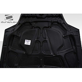 Extreme Dimensions Hood - Primered Fiberglass Black - 104439