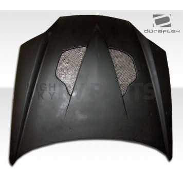 Extreme Dimensions Hood - Primered Fiberglass Black - 104439-5