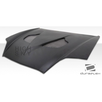 Extreme Dimensions Hood - Primered Fiberglass Black - 104439-6