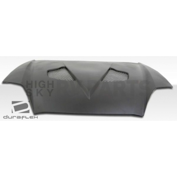 Extreme Dimensions Hood - Primered Fiberglass Black - 104439-7
