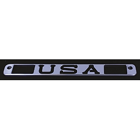 All Sales Center High Mount Stop Light Cover - Silver Polished USA Aluminum - 94400P