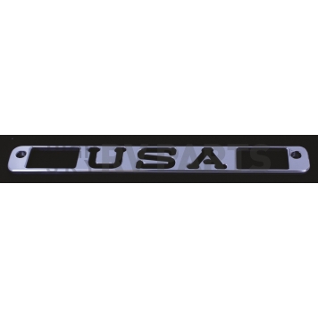 All Sales Center High Mount Stop Light Cover - Silver Polished USA Aluminum - 94400P