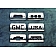 All Sales Center High Mount Stop Light Cover - Silver Polished USA Aluminum - 94400P