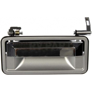 Help! By Dorman Exterior Door Handle - Plastic Black With Silver Trim Single - 77140