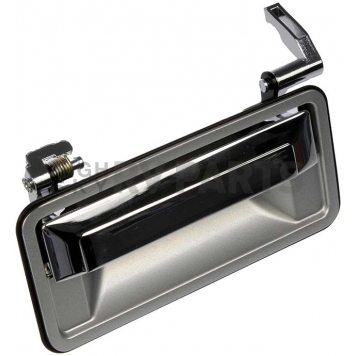 Help! By Dorman Exterior Door Handle - Plastic Black With Silver Trim Single - 77140-2