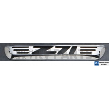 All Sales Center High Mount Stop Light Cover - Silver Polished Z71 Aluminum - 95008P