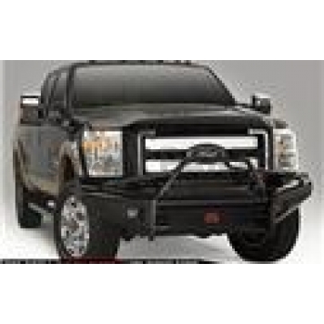 Fab Fours Bumper 1-Piece Design Steel Black - FS99S16621