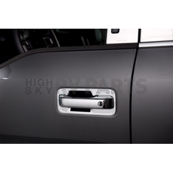 Putco Exterior Door Handle Cover - Silver ABS Plastic Chrome Plated - 401063-3