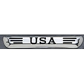 All Sales Center High Mount Stop Light Cover - Silver Polished USA Aluminum - 95400P