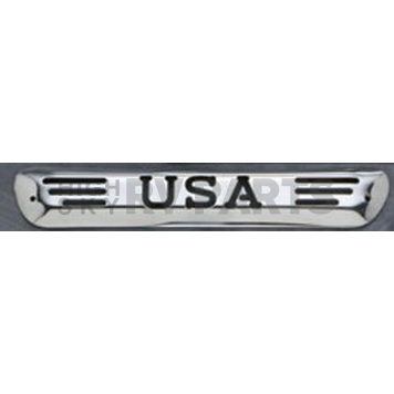 All Sales Center High Mount Stop Light Cover - Silver Polished USA Aluminum - 95400P